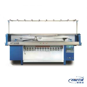 Máy dệt kim phẳng vi tính RT205B Hệ thống đơn Vận chuyển đơn Jacquard